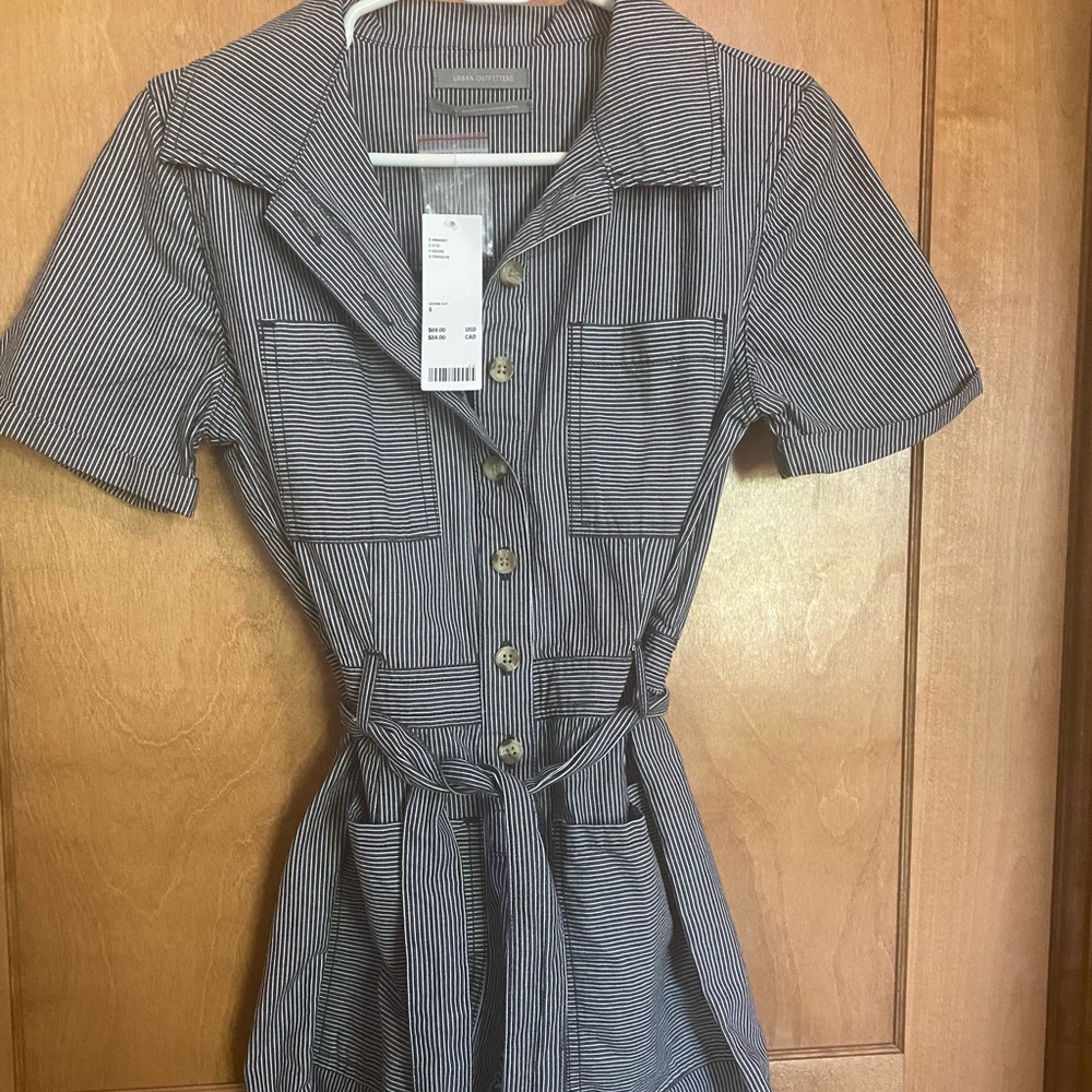 Urban Outfitters striped jumpsuit